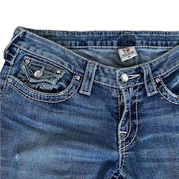 Blue Flare & Wide Leg Jeans - Picture 3 of 4